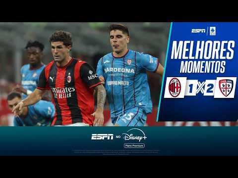 FORA DA CHAMPIONS! MILAN PERDE PARA O CAGLIARI NO ITALIANO E VAI À EUROPA LEAGUE | MELHORES MOMENTOS