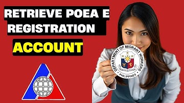 How To Retrieve Poea E Registration Account Eay Guide on How to Recover E-Registration Account