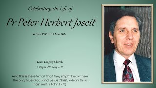 Peter Joseit Memorial Service