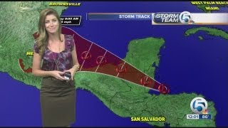 Tracking Tropical Depression TWO over Belize