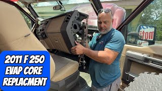 You Won't Believe How Easy Replacing the 2011 Ford F250 Evaporator Core Is 2011 2016 Ford Superduty Dash And Hvac Box Removal Tips