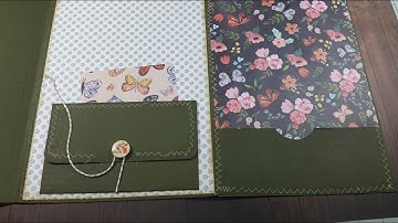 Crafting w File Folders Part 1: (Making a Folio/Booklet/Insert/Ephemera Folder for Junk Journals)