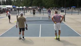 2023.08.06 MD4.5+ (age 50-54) Bob McIntosh + Carl Hillier vs Mark Jones + Leslie Lau (Gold Medal)