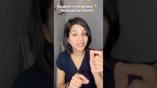 Request vs Response 🤯 Backend ka Secret! #codewithneha