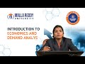 Introduction to Agricultural Economics and Demand Analysis | MRU E-Learning