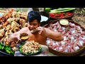 Cooking Chicken Island Recipe - Fried Spicy Duck Gizzard Holy Basil delicious food