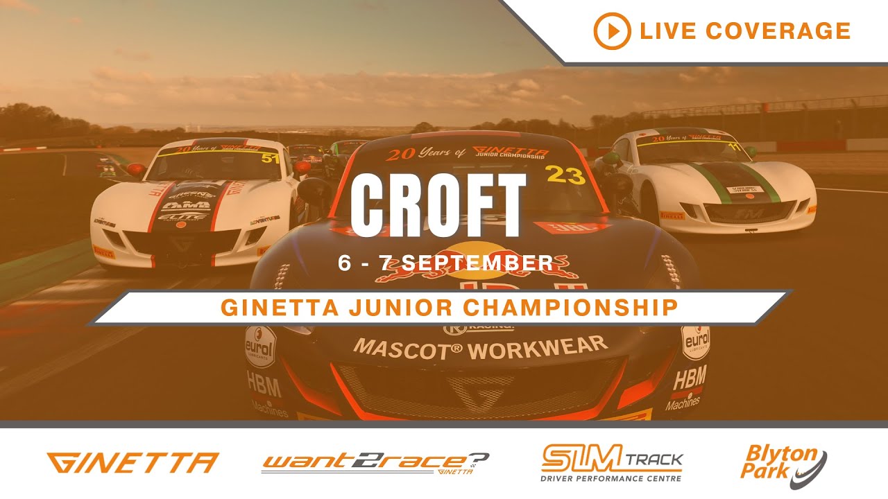 2025 Ginetta Junior Championship | Croft | Round 21 | LIVE