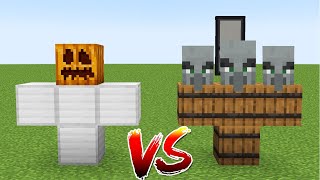 all pillager golems vs all golems battle in minecraft