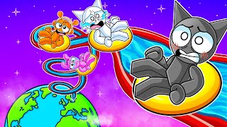 Sprunki Survive The Tallest Slides In Roblox