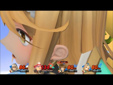 スマブラSP　ヒカリの手前やられ　ジャイロ操作鑑賞