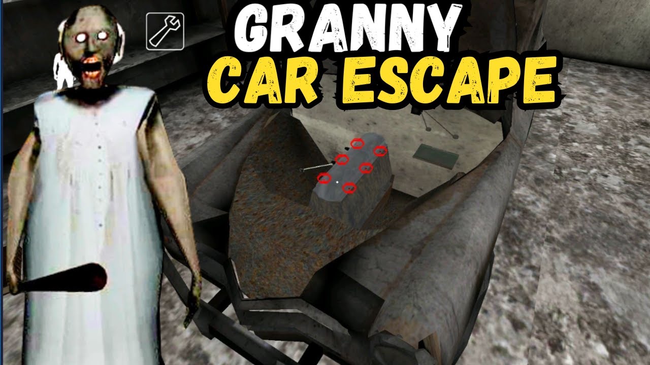 GRANNY CAR ESCAPE CHAPTER 1 GAMEPLAY - YouTube