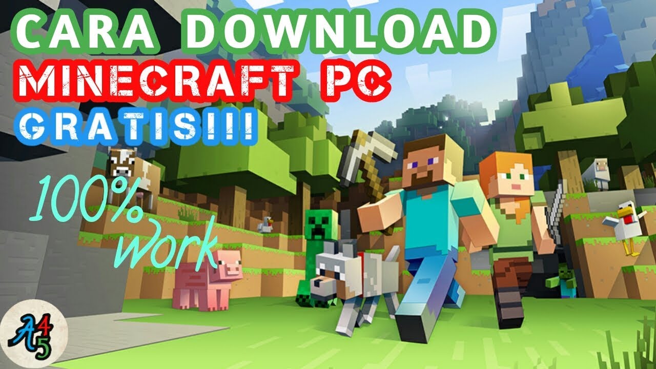 CARA DOWNLOAD DAN INSTALL MINECRAFT PC GRATIS / 100WORK!!! YouTube