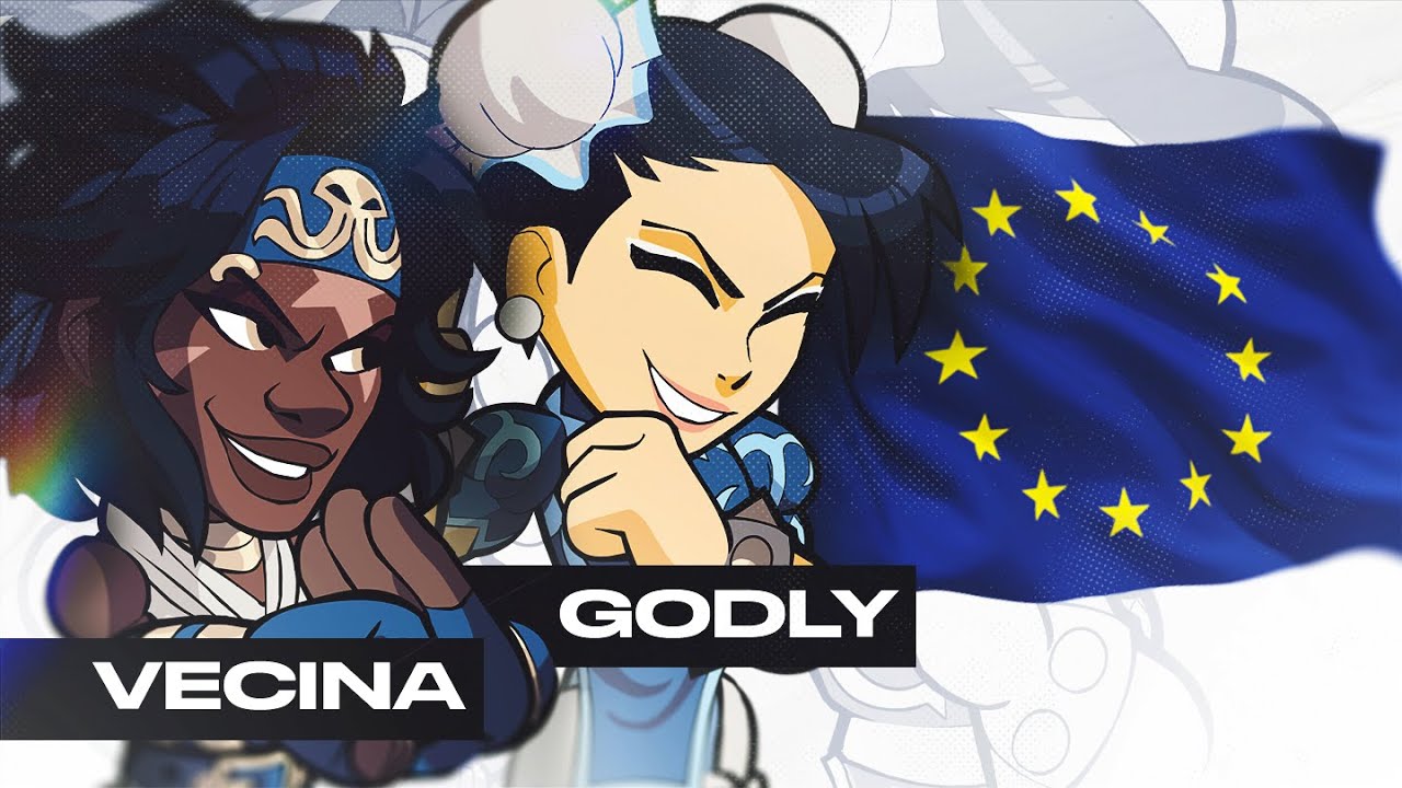 O MELHOR JOGADOR DA EUROPA DO BRAWLHALLA O_O ft Godly