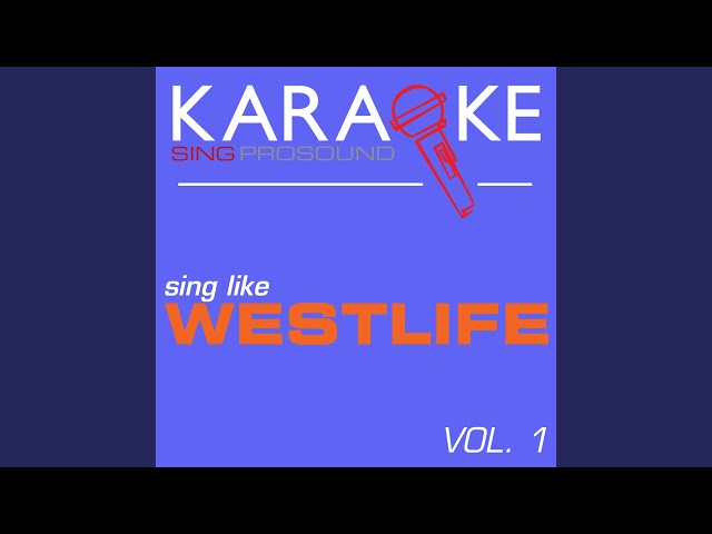 Bop Bop Baby (In the Style of Westlife) (Karaoke with Background Vocal)