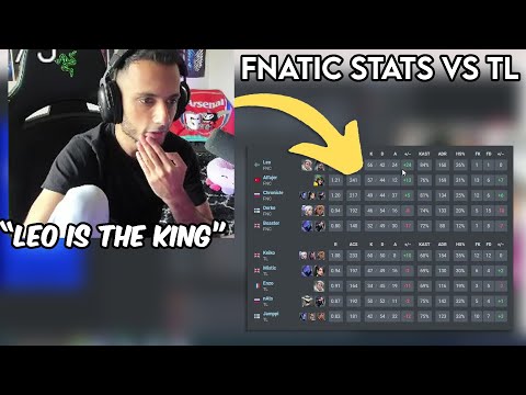 FNS Reacts To Fnatic Insane Stats after Eliminating Team Liquid from Playoffs