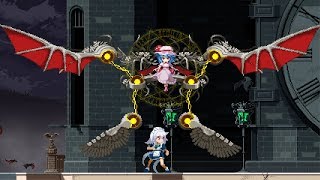 Touhou Luna Nights - All Bosses [No Damage/Time Stop/Snail Time/Skills] + Ending