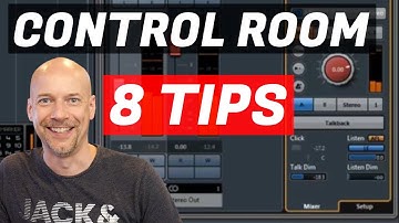 Control Room Cubase - 8 Tips