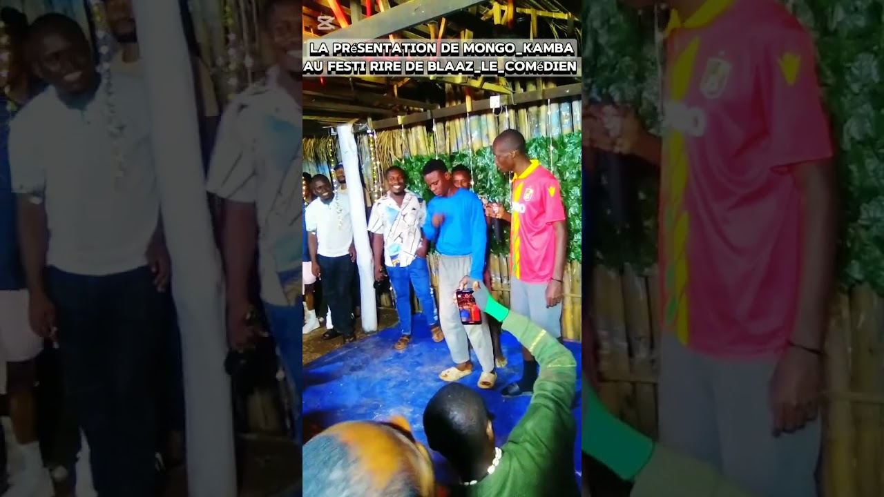 Le passage de Mongo kamba au 𝙛𝙚𝙨𝙩𝙞-𝙧𝙞𝙧𝙚 de Blaaz le comédien à nkayi