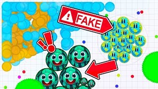 Agar.io Mobile -  I DARE YOU TO SPLIT! Troll Skin King