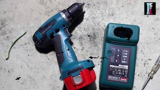 Restoration makita 6281d -12volt cordless drill motor fault/makita 6271d restoration