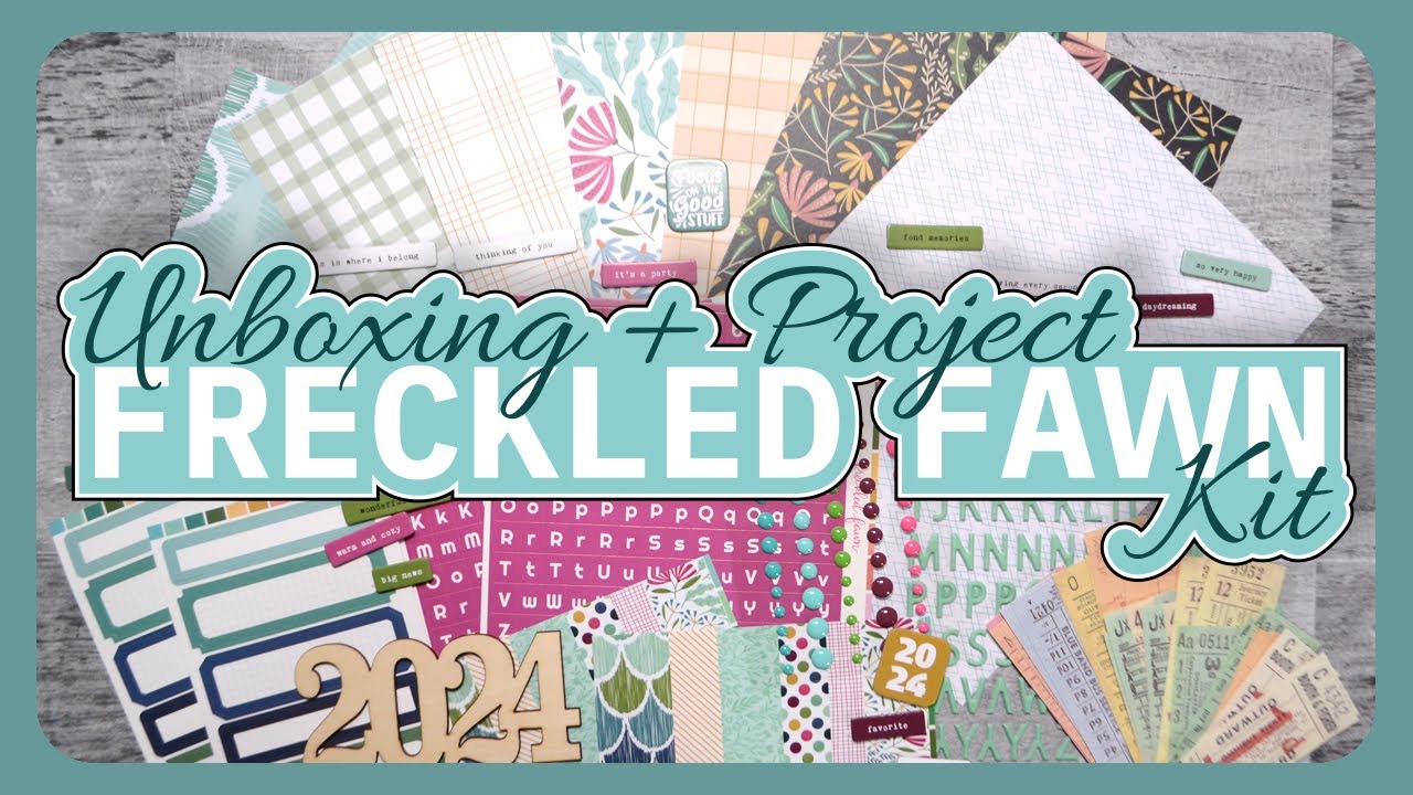 OCT23  Holiday 12x12 Scrapbook Papers – Freckled Fawn