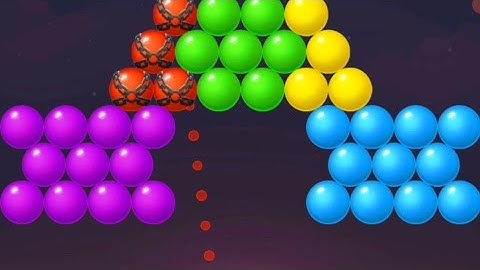 bubble shooter all level gameplay rainbow bubble shooter game 2022 level 160 to 161 bubble play #160