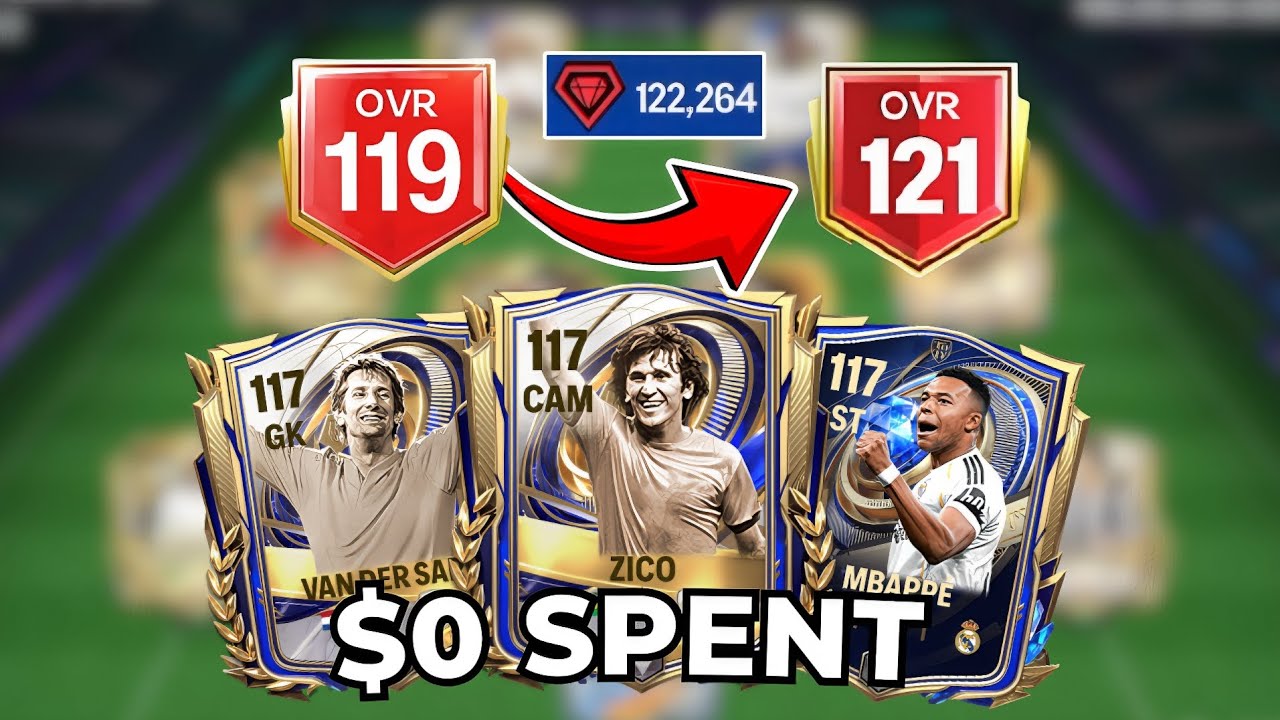 Insane Pack Opening As F2P In FC Mobile (120k+ gems) 