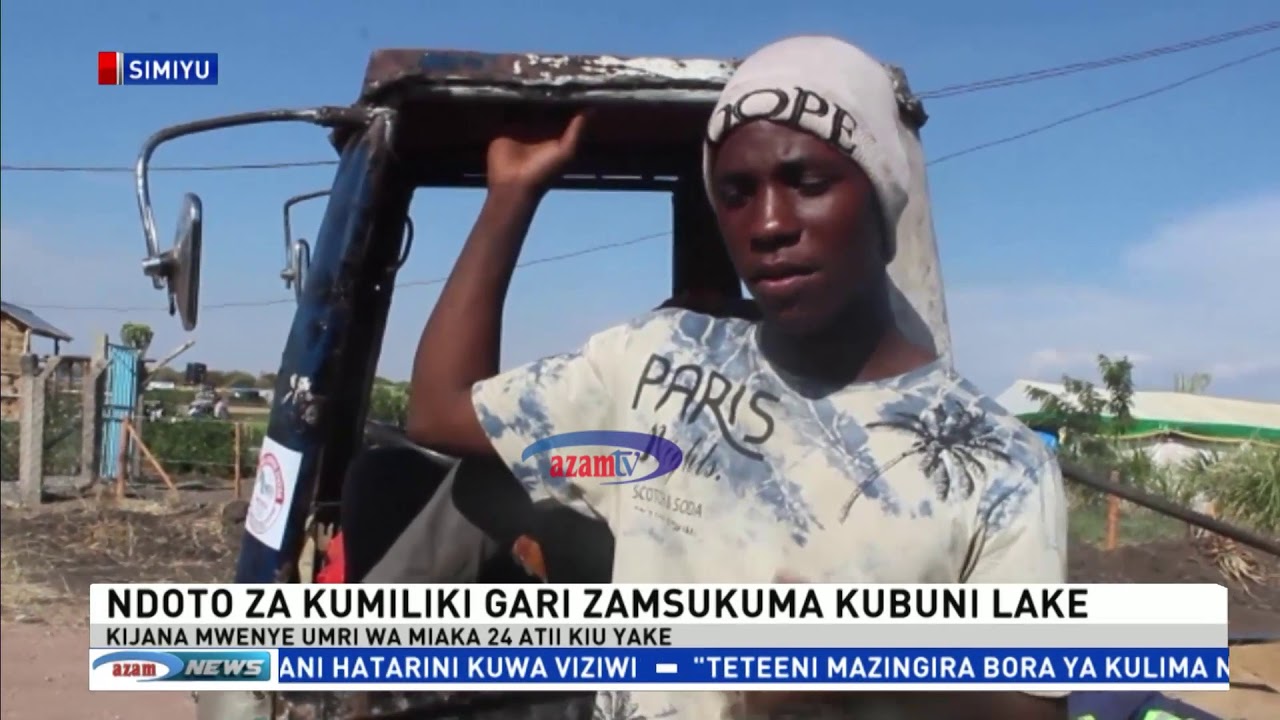 Kijana wa kitanzania abuni gari