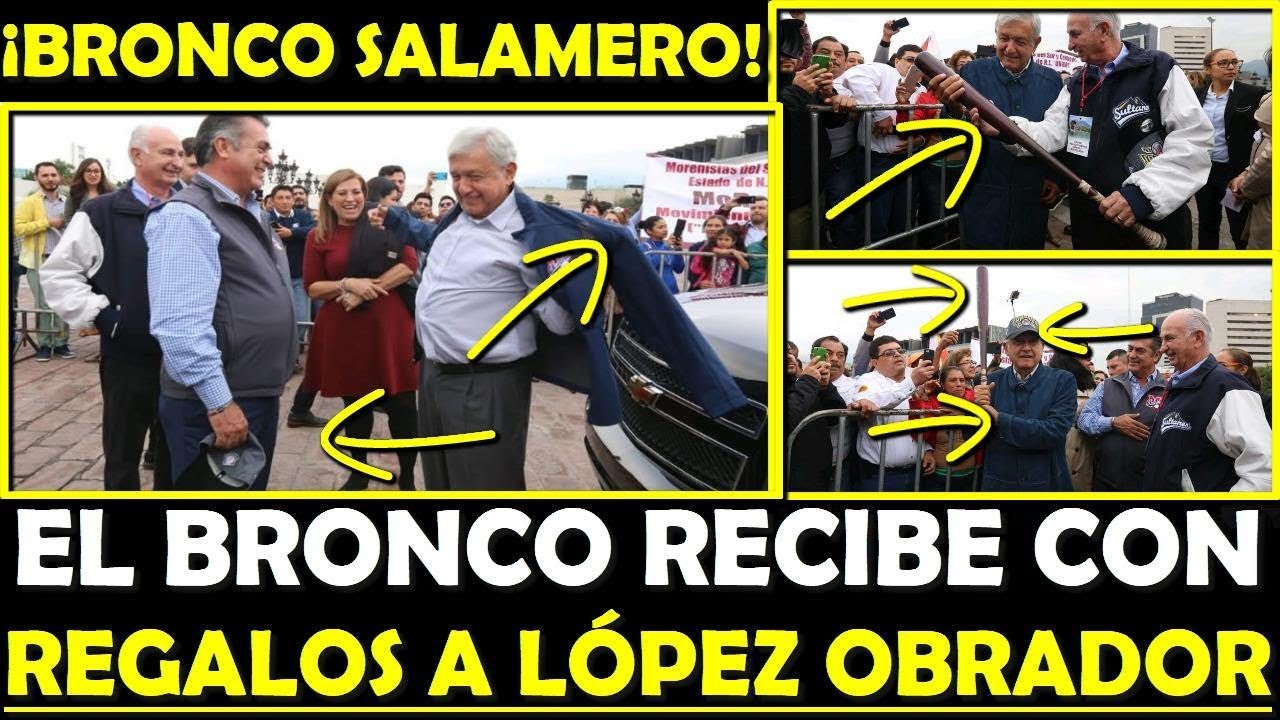 ¡ EL BRONCO LE HACE LA BARBA A AMLO ! LE DA UN REGALITO - ESTADISTICA POLITICA tv azteca uno