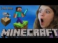 Audrey and Dad play Minecraft- Part 1