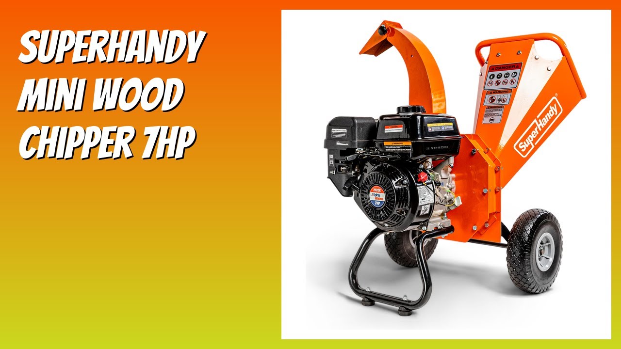 REVIEW (2026): SuperHandy Mini Wood Chipper 7HP. Features