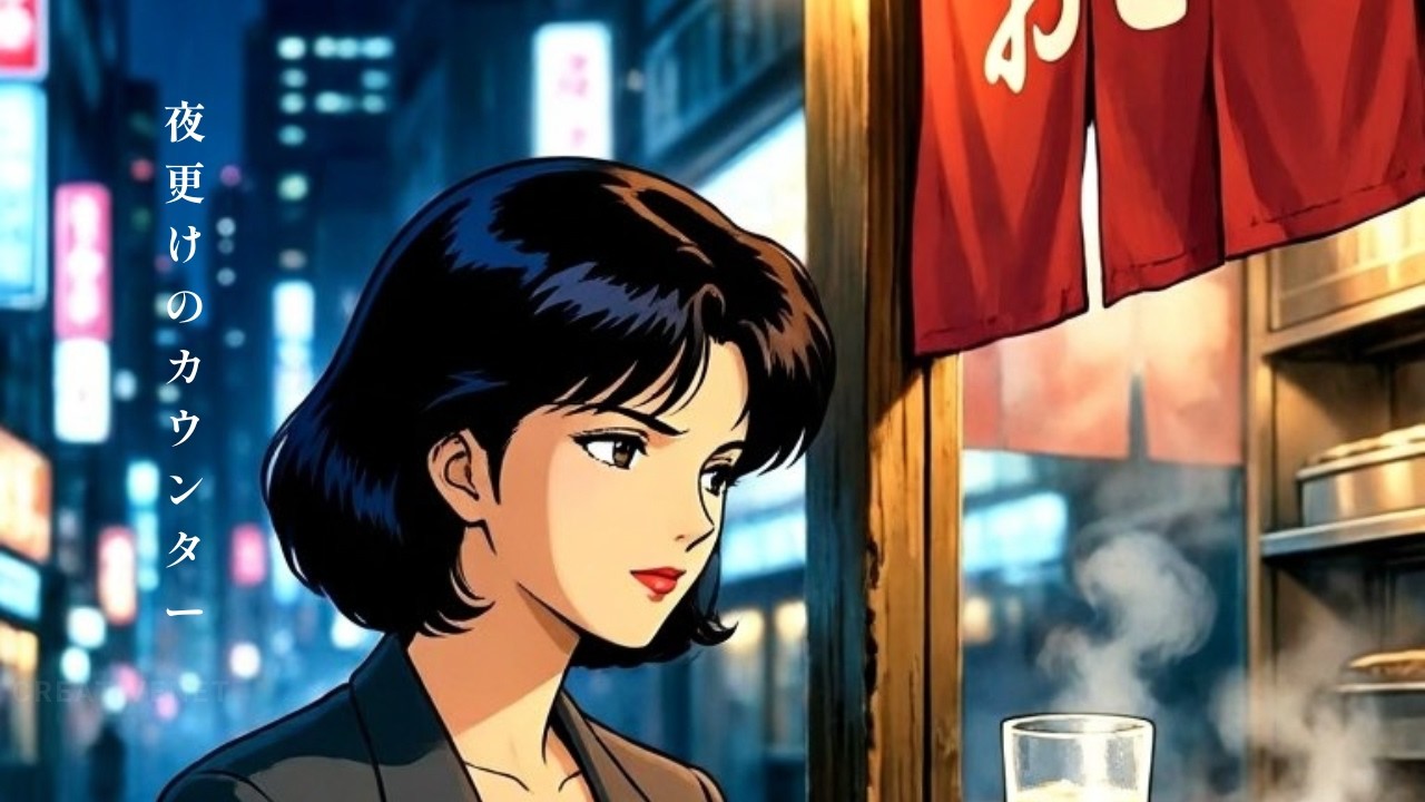 80's Japanese City Pop – 夜更けのカウンター (Yofuke no Counter