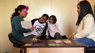 Blindfolded Pictionary Challenge (Team Addison vs Team Zed) ✍🙈🖌