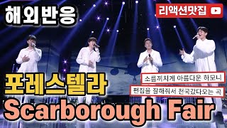 [반복없이깔끔한편집] 포레스텔라 Forestella Scarborough Fair 불후의명곡 해외반응 리액션 모음