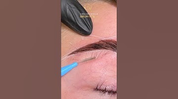 Brow Lamination Waxing Hack #brows #browlamination #browtutorial