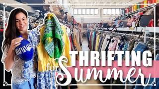 I Thrifted SUMMER CLOTHES and HOME DECOR | Second Hand Shopping + Haul