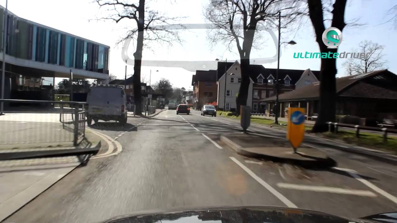 UK Driving Test - Chertsey Test Route Tricky Junctions 3