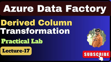 17  Derived Column transformation in azure data factory | Azure data factory