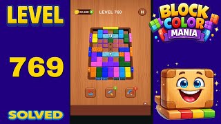 Block Color Mania – Level 769 | Fast & Clean Solution