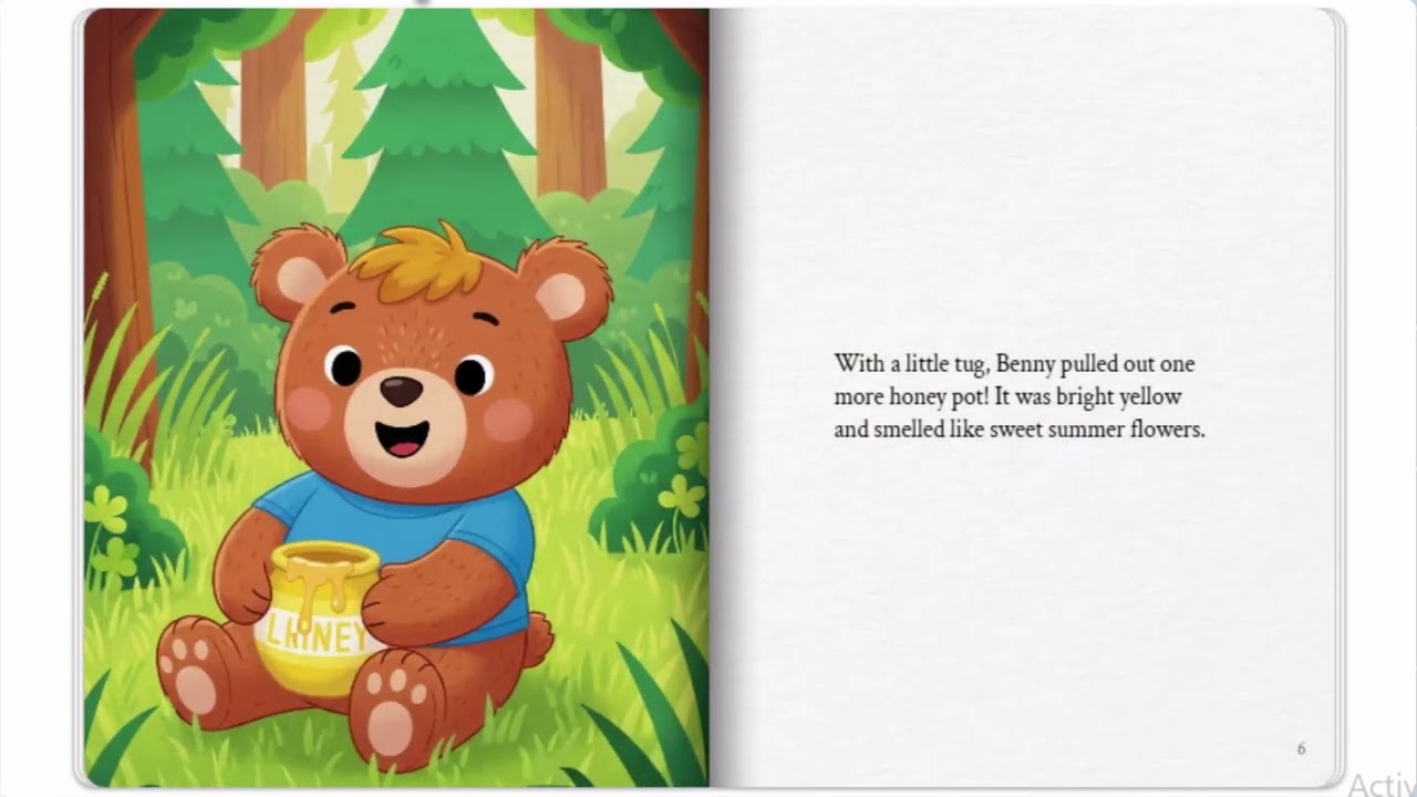 Benny's Honey Counting 🐻🍯 | Bedtime Stories for Kids | English Learning | Stories for Toddlers