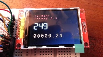 ILI9341 Teensy 3.0