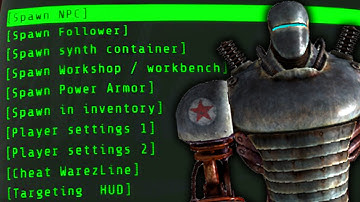 Fallout 4 Console Mods - BEST CHEAT MENUS/CONSOLE COMMAND EQUIVALENTS ! (Console Mods)