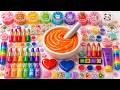 Satisfying Slime ASMR 🌈 DIY How To Make Glossy My Melody Slime with Makeup Noodles Glitters 17