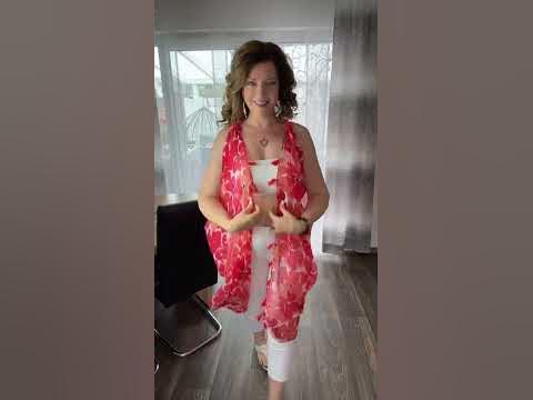 быстрая накидка на лето...#fashion #style #fashionstyle #палантин - YouTube