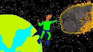 Warrior E Saves Earth