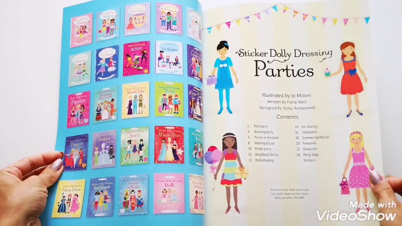 sticker dolly dressing parties Little Sticker Dolly Dressing Parties