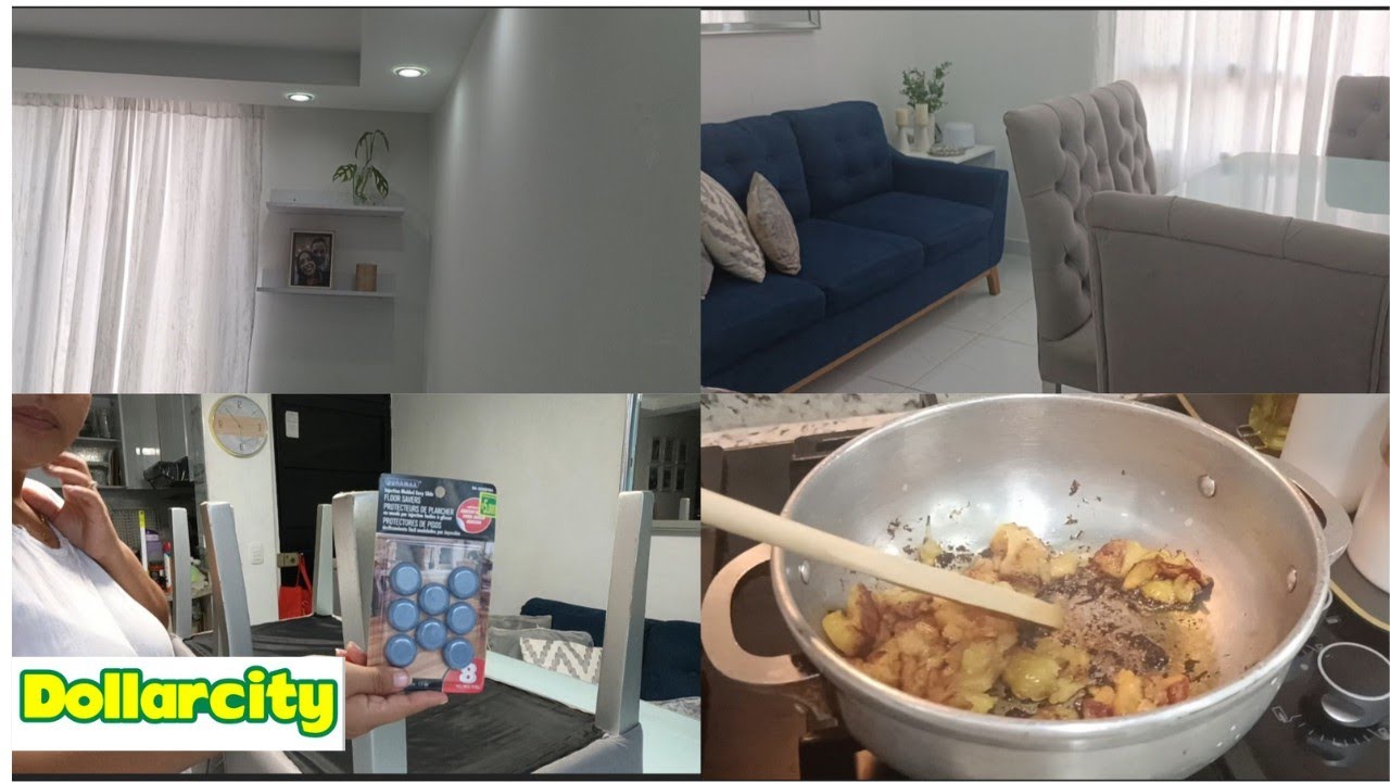 ✅RUTINA DE LIMPIEZA DIARIA Limpio, Organizo y Cocino 🍲Coloco protectores de silla del #dollarcity