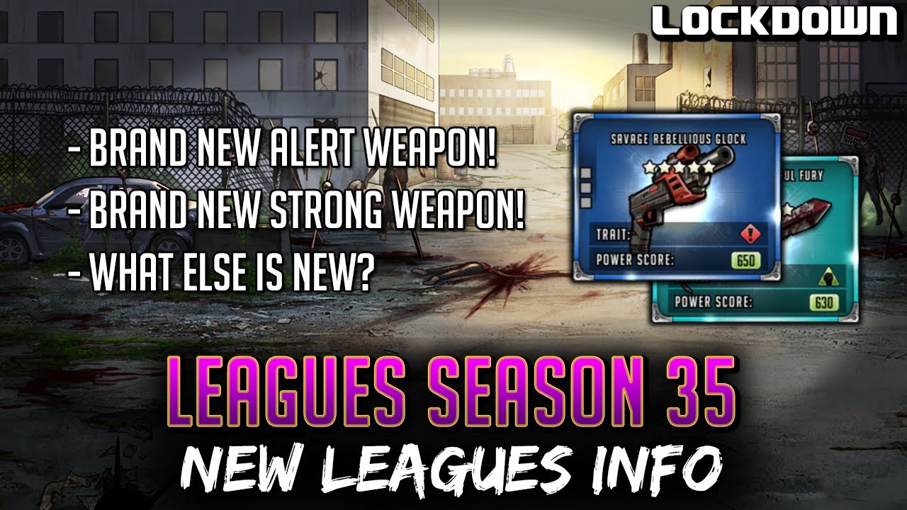 TWD RTS: Leagues Season 35, Two Brand New Weapons! The Walking Dead: Road to Survival