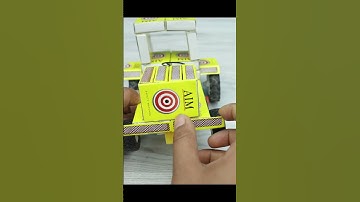 how to make tractor at home from matchbox - Diy DJ Tractor Trolley #shorts