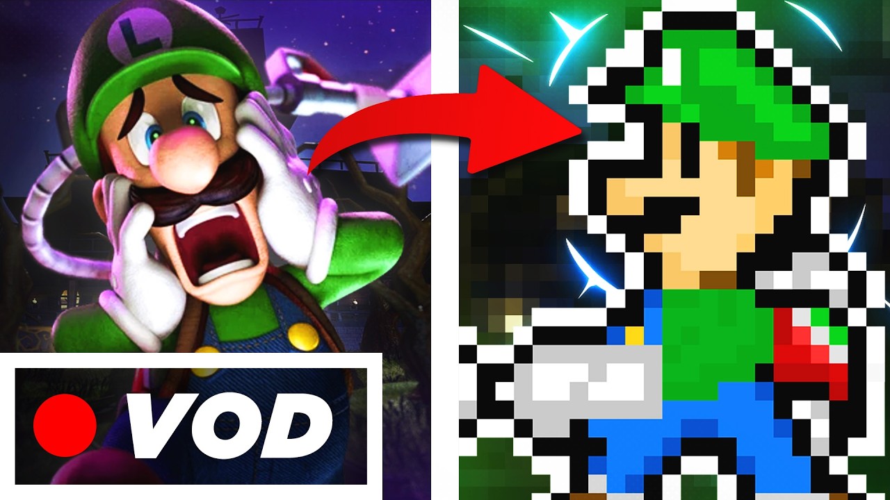 Luigi's Mansion but it's 2D (Full Playthrough)